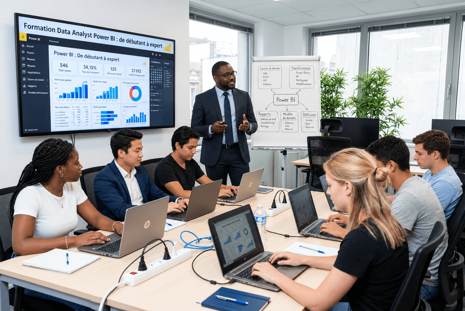Formation Data Analyst Power BI : de débutant à expert